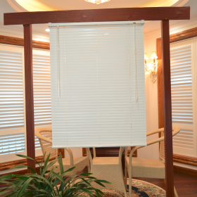 Tirai Jendela Aluminium Venesia Putih 25mm